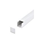 LED-Stripe Profile recessed with opal Cover white 1000mm