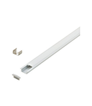 LED-Stripe Profile recessed with opal Cover white 2000mm