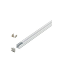 LED-Stripe Profile surface with Clear Cover white 2000mm