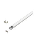 LED-Stripe Profile surface with opal Cover white 1000mm