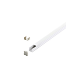 LED-Stripe Profile surface with opal Cover white 1000mm