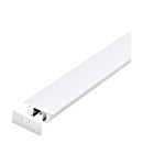 LED-Stripe Profile surface with opal Cover white 1000mm