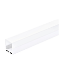 LED-Stripe Profile surface with opal Cover white 1000mm