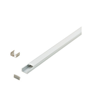 LED-Stripe Profile surface with opal Cover white 2000mm