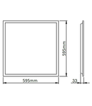 Levanto PLN LED 36W 3600lm 830 IP44 opal M600