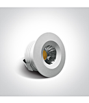 Lisa LED 1/3W, 67lm/200lm, 350/700mA, 3000K,40°,IP20, alb