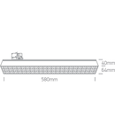 Lorca 30W 2700lm 4000K Ra90 230V IP20 alb