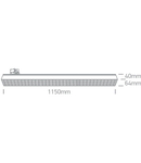 Lorca 60W 5400lm 3000K 38° Ra90 230V IP20 alb