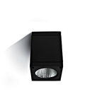 Mario-CL-Q LED 6W, 440lm, 3000K, 100-240V, IP54, 35°,negru