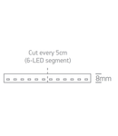 Marra LED 14,4W/m, 1300lm/m, 3000K, 24VDC, IP20