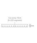 Marra LED 4, 8W/m, 450lm/m, 3000K, 24VDC, IP20