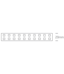 Marra LED Double 28,8W/m 120LED/m 1800lm/m 3000K IP20 24VDC