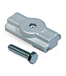 Mechanical adapter, alu, alb, Serie albastru LINE ROUND