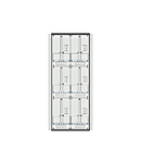 Meter box insert 3-rows, 6 meter boards / 24 Modul heights