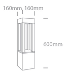 Metopi A LED 22W 1900lm 3000K Ra80 220-240V IP65 anthracite