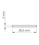 Mikroprismatic Insert CL Transparent