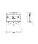 Modul conexiune, 16 mm², 3 poli