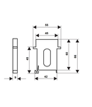 Modul spaţiere, lăţ 9 mm (0.5UH), cuplare prin înclichetare