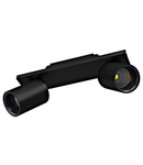 Module 2flg. Spotlight 18W 3000K black anodized L-285mm