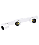 Module 3flg. Spotlight 26W 3000K white matt L-570mm