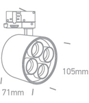 Motril L 24W 1920lm 3000K 40° Ra90 230V IP20 alb