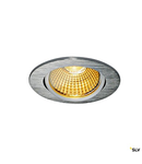 NEW TRIA round, brushed aluminium, 1800-3000K 7.2W