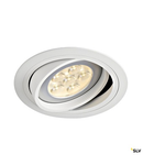 NEW TRIA, ES111 downlight, rotund, mat alb