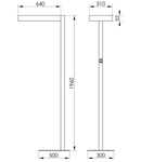 Office II LED STL 80W 10200lm 840 ,dimm, LS/PD, eloxat