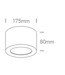 Oona-CL Ceiling luminaire 16W 1100lm 3000K 230V IP20 alb