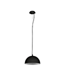 Panderas Pendant luminaire Ø300 60W black/silver IP20