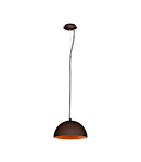 Panderas Pendant luminaire Ø300 60W schokobr./copperIP20