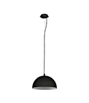 Panderas Pendant luminaire Ø350 60W black/silver IP20