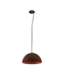 Panderas Pendant luminaire Ø350 60W schokobr./copperIP20