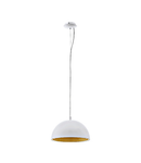 Panderas Pendant luminaire Ø350 60W white/gold IP20