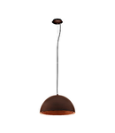 Panderas Pendant luminaire Ø400 60W schokobr./copperIP20