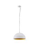 Panderas Pendant luminaire Ø400 60W white/gold IP20