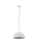 Panderas Pendant luminaire Ø400 60W white/silver IP20