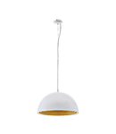 Panderas Pendant luminaire Ø500 60W white/gold IP20