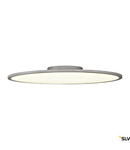 PANEL 60 round, LED Indoor ceiling light, silver-grey, 4000K