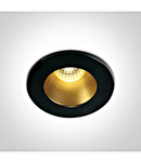 Paul 48 LED 1/3W 200@3lm 830 36° 350mA/700mA negru-alama