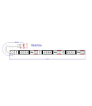 PDU Vertical 12xC13,4xC19 4,5m fisa CEE,AL,32A 400V,prot. Th