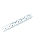 PDU19'' 7xSchuko Alb, 2 m fisa Schuko, AL,prot.