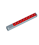 PDU19'' 8xSchuko, 2 m fisa C14, AL- Negru, prot. fuzibil 10A