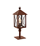 Pedestal luminaire Gaudesi 60W brown-antik IP44