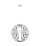 Pendant luminaire "Cossano Pro" 60W black matt IP20