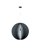 Pendant luminaire "Cossano Pro" 60W scharz matt IP20