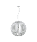 Pendant luminaire "Cossano Pro" 60W white glossy IP20