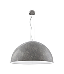 Pendant luminaire "Gaetano" 3 x 60W betongrey IP20