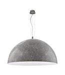 Pendant luminaire "Gaetano" 3 x 60W betongrey IP20