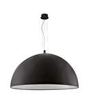 Pendant luminaire "Gaetano" 3 x 60W black IP20